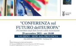 AICCRE: a Salerno evento su futuro Europa e contributo enti locali