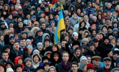 Cerimonia Consiglio d’Europa a sostegno del popolo ucraino