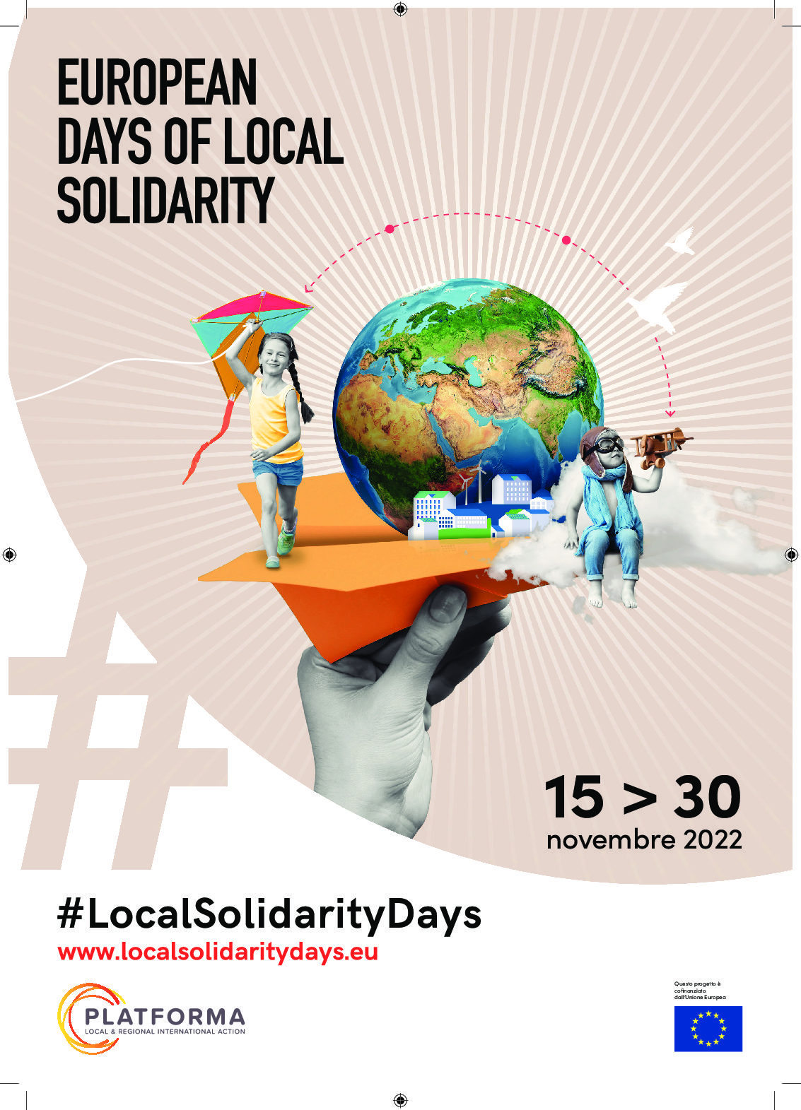 Da oggi gli European Days of Local Solidarity: tutte le informazioni