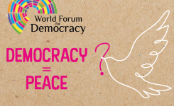 Da oggi al via Forum mondiale della democrazia: “Democrazia = Pace?”